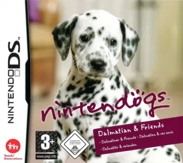 Nintendogs - Dalmatian & Friends (Europe) (En,Fr,De,Es,It) box cover front